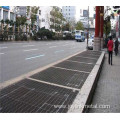 Galvanized steel grating for walkway platform